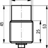 Габаритный чертеж ISB Z6B8-31N-8-Z