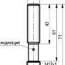 Габаритный чертеж ISB AC2A-43P-4-LS4