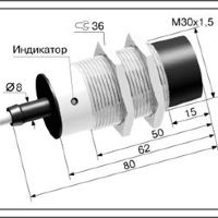 Индуктивный датчик ВБИ-М30-65С-2111-З