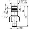 Индуктивный датчик ISB WC44S8-31P-3-S4-35