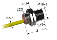 Индуктивный датчик ВБИ-М18-34У-2111-З(Upg)