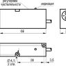 Габаритный чертеж OPR I1P5-43N-R1000-LZ