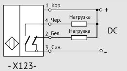 Индуктивный датчик ВБИ-Ф25-10У-1123-З
