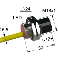 Индуктивный датчик ВБИ-М18-34У-2111-С.51(Upg)