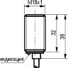 Габаритный чертеж ISB B4A8-31N-5-L-V