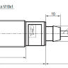 Габаритный чертеж ISB AF49S8-22-3-P-G