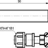 Габаритный чертеж ISB ATD1A-1,2-R14
