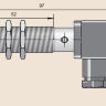 Индуктивный датчик ВБИ-М18-76К-1113-Л