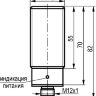 Габаритный чертеж ISAB AC82A-43P-10-PS4