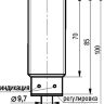 Габаритный чертеж IV2B AF81A5-43P-10-LZ
