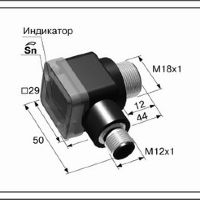 Оптический лазерный датчик метки ДОМ-М18-15Р-0123-СА.0.01.02