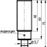 Габаритный чертеж ISB AF61A-21-7-LP