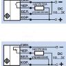 Схема подключения  Оптический датчиRк ВБО-М18-15У-5123-СА.01.51(2м)(с задержкой выключения)