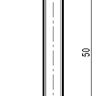 Габаритный чертеж ISB A11B-31P-1,5-L-C