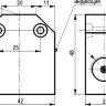 Габаритный чертеж ISB I5A-31N-5-L