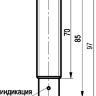 Габаритный чертеж ISB AC42A-01G-5E-LS27