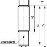 Габаритный чертеж ISAN E41A-31P-8-P