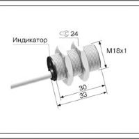 Индуктивный датчик ВБИ-М18-34У-1122-З