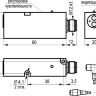 Габаритный чертеж OPR IC1P-43N-R1000-LZS4