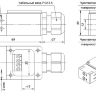 Габаритный чертеж ISN IT18P-4-N-L