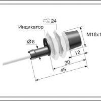 Индуктивный датчик ВБИ-М18-34С-2121-З