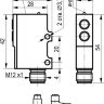 Габаритный чертеж OPR IC34A5-43N-R1000-LZS4