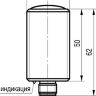 Габаритный чертеж OS AC83A-43P-100-LZS4