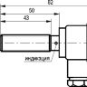 Габаритный чертеж ISN ET2A-43P-4-L