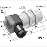 Емкостной датчик ВБЕ-М30-45К-1121-ЗА