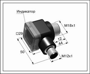 Оптический датчик ВБО-М18-15Р-9100-Н