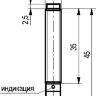 Габаритный чертеж ISN FC11B-31N-2,5-LS40