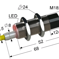 Индуктивный датчик ВБИ-М18-50С-2122-З(Upg)