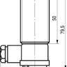 Габаритный чертеж OV AT83A-43N-2000-Z