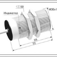 Индуктивный датчик ВБИ-М36-70У-1252-Л