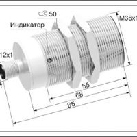 Индуктивный датчик ВБИ-М36-70Р-1111-З