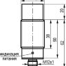 Габаритный чертеж ISAN EC8A-31P-15-PS4