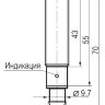 Габаритный чертеж ISB AF2A-32N-2G-L-C-2,5