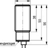 Габаритный чертеж ISB A6A-43N-7-LZ-C