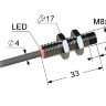 Индуктивный датчик ВБИ-М08-34У-2121-С.51(3мм)(Upg)