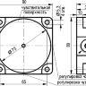 Габаритный чертеж IV2N I7P5-43P-R50-LZ