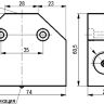 Габаритный чертеж ISB I6A-43P-7-L