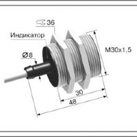 Индуктивный датчик ВБИ-М30-34С-1121-З