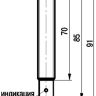 Габаритный чертеж ISB A24A-02G-2-L