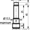 Габаритный чертеж ISN FC13B-31N-3,5-LS4