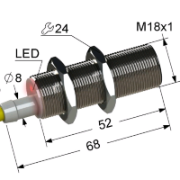 Индуктивный датчик ВБИ-М18-55С-1122-З(Upg)