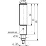 Индуктивный датчик ISB AF41A-43P-5-L