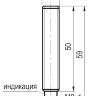 Габаритный чертеж ISB AC11B-31P-1,5-LS402-H