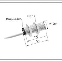 Индуктивный датчик ВБИ-М12-34У-1112-З