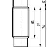 Габаритный чертеж ISN E71A-02G-14E-L