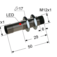 Индуктивный датчик ВБИ-М12-50Р-2121-С.51(Upg)